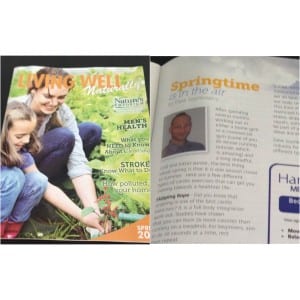 Get Fit With Dave guest article in The Living Well magazine. 
